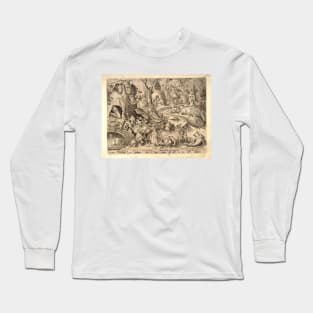 Pieter Bruegel The Elder - Gluttony Long Sleeve T-Shirt